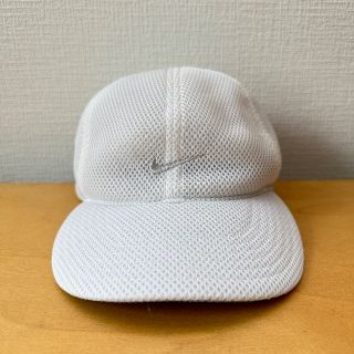 ナイキ(NIKE)の'90s〜'00s NIKE cap / white 希少 レア(キャップ)