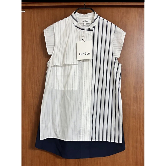 ☆新品タグ付き☆新作 エンフォルド SQUARE FRENCH SHIRT