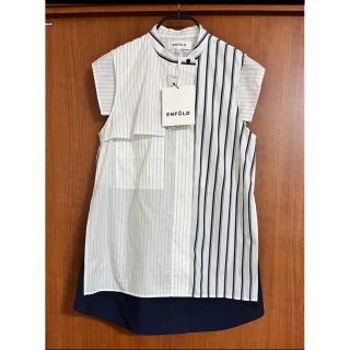 ENFOLD - ☆新品タグ付き☆新作 エンフォルド SQUARE FRENCH SHIRTの