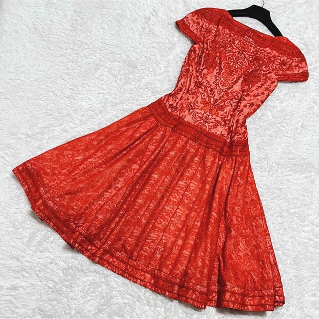 深緑(ふかみどり) 極美品ꕥタダシショージ マキシ丈ワンピース ドレス