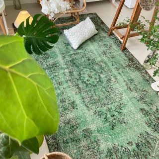 正規 鮮やかなベリーピンク 花と果実 オーバーダイ メダリオン トルコ