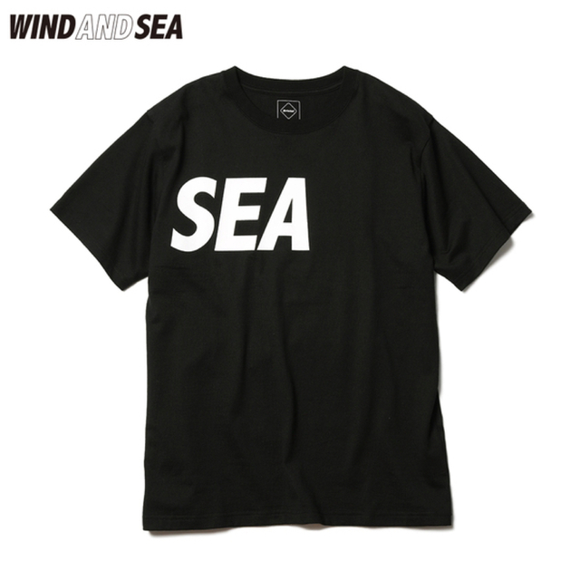 Tシャツ/カットソー(半袖/袖なし)FCRB × WIND AND SEA SUPPORTER TEE BLK M