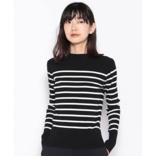 セオリー(theory)の★Theory★新品★CONPACT CREPE／PANEL STRIPE PO(ニット/セーター)