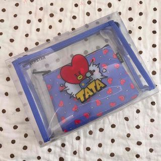 ビーティーイシビル(BT21)の新品bt21 TATAクリアポーチ(アイドルグッズ)