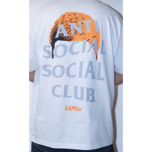 オレンジL SAPEur Anti Social Social Club Teeメンズ