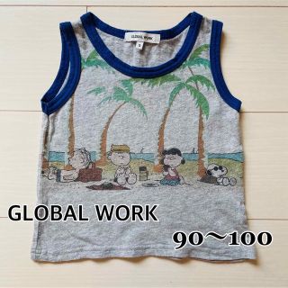 グローバルワーク(GLOBAL WORK)の☆タンクトップ☆90☆95☆100☆グローバルワーク☆スヌーピー☆(Tシャツ/カットソー)