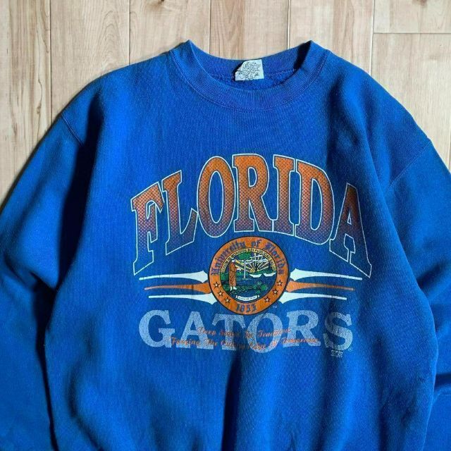 FLORIDA GATORS プリントスウェット ブルー  トレーナー