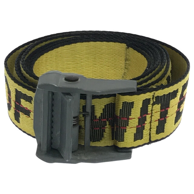 OFF-WHITE(オフホワイト)のOFF-WHITE オフホワイト CLASSIC INDUSTRIAL BELT クラシックインダストベルト OWRB009R19223088 イエロー メンズのファッション小物(ベルト)の商品写真