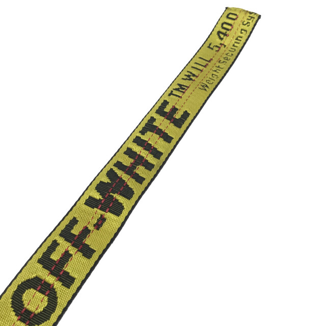 OFF-WHITE(オフホワイト)のOFF-WHITE オフホワイト CLASSIC INDUSTRIAL BELT クラシックインダストベルト OWRB009R19223088 イエロー メンズのファッション小物(ベルト)の商品写真