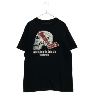 テンダーロイン(TENDERLOIN)のTENDERLOIN テンダーロイン 10SS バンダナスカルTシャツ ブラック(Tシャツ(半袖/袖なし))