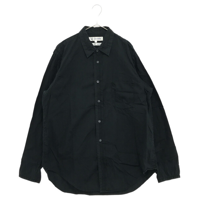 COMME des GARCONS SHIRT コムデギャルソンシャツ 04SS ステッチ デザイン 長袖シャツ ブラック S12060