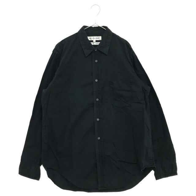 COMME des GARCONS SHIRT コムデギャルソンシャツ 04SS ステッチ デザイン 長袖シャツ ブラック S12060 |  フリマアプリ ラクマ