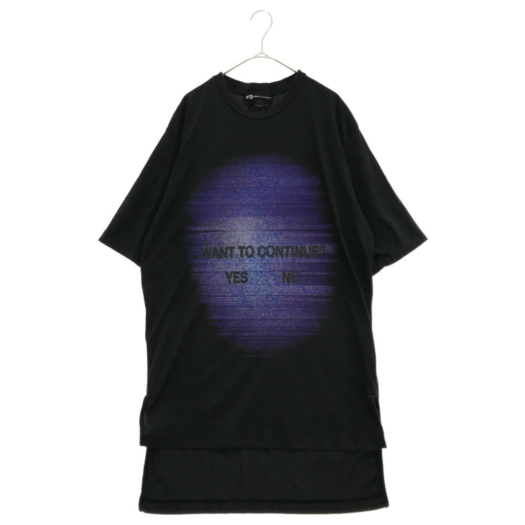 Y-3(ワイスリー)のY-3 ワイスリー CONTINUE TEE コンティニュー半袖Tシャツ ブラック BS3423 メンズのトップス(Tシャツ/カットソー(半袖/袖なし))の商品写真