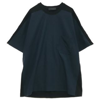 ディーゼル(DIESEL)のDIESEL BLACK GOLD ディーゼルブラックゴールド ポケット付き クルーネック半袖Tシャツ ブラック/ネイビー(Tシャツ/カットソー(半袖/袖なし))