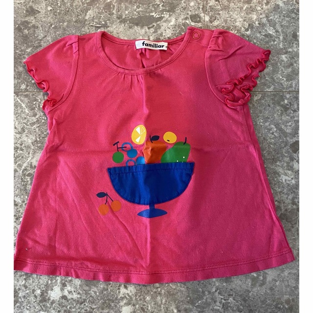 familiar(ファミリア)の超美品  ファミリア Tシャツ キッズ/ベビー/マタニティのベビー服(~85cm)(Ｔシャツ)の商品写真