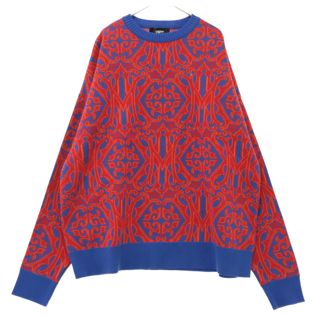 MYne by mihara yasuhiro マインバイミハラヤスヒロ 23SS Pullover Monogram Sweater プルオーバー モノグラム セーター レッド