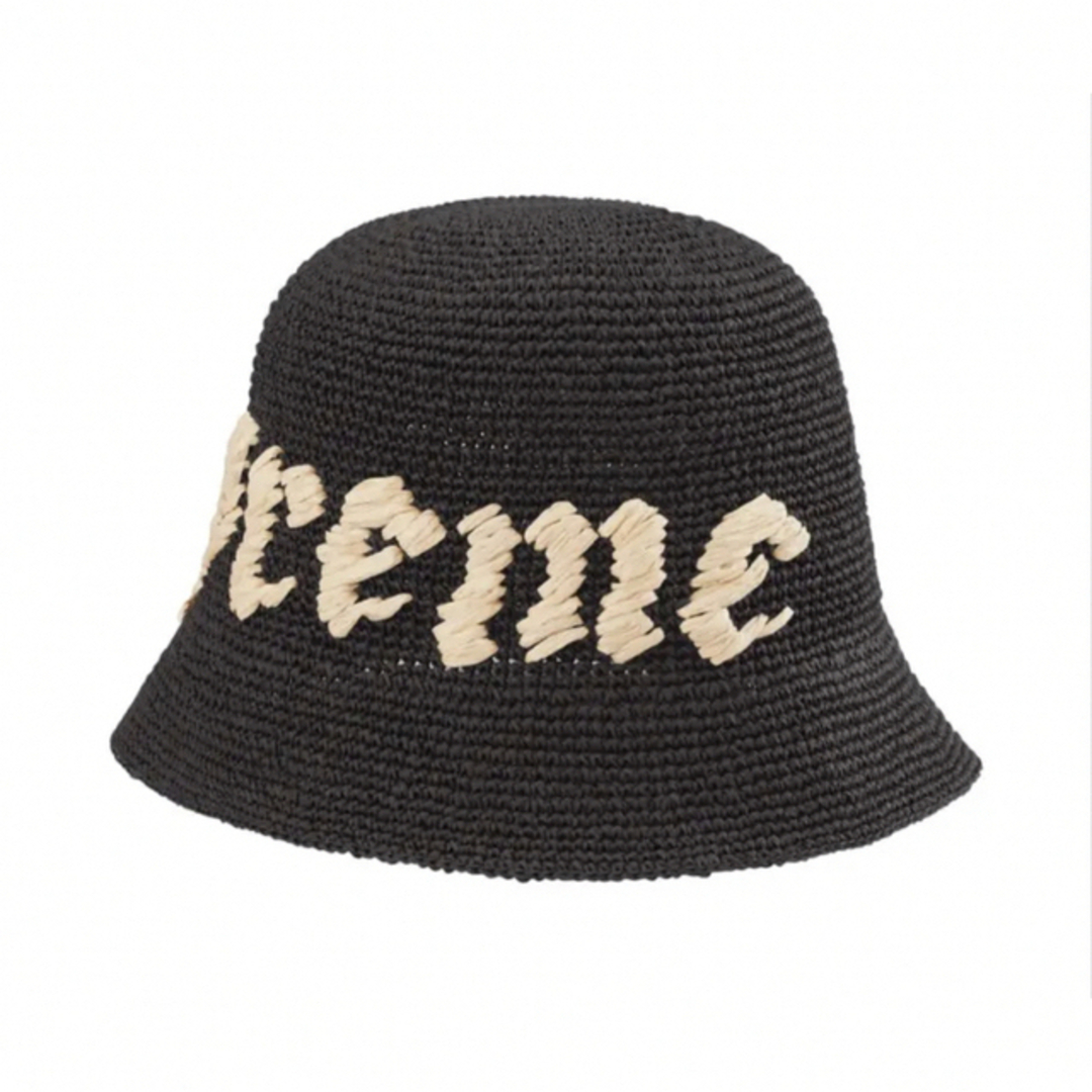 Supreme(シュプリーム)のSupreme Old English Straw Crusher Black  メンズの帽子(ハット)の商品写真