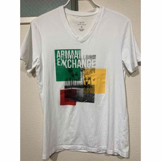 アルマーニエクスチェンジ(ARMANI EXCHANGE)のARMANI EXCHANGE Tシャツ Vネック ホワイト(Tシャツ/カットソー(半袖/袖なし))