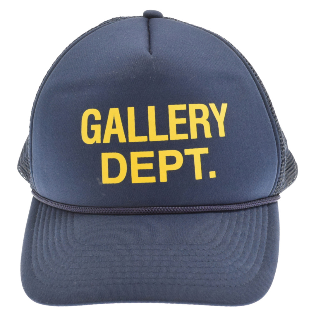 GALLERY DEPT. ギャラリーデプト Trucker Cap ロゴプリントトラッカーメッシュキャプ ネイビー帽子