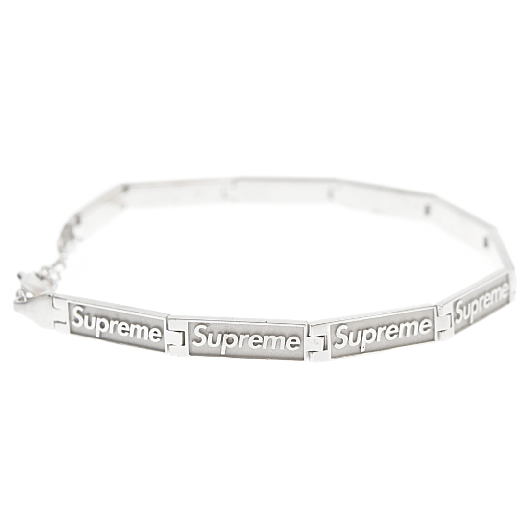 SUPREME シュプリーム ×Jacob&Co Logo Link Bracelet  ジェイコブ ロゴリンクブレスレット シルバー 10LINK 2