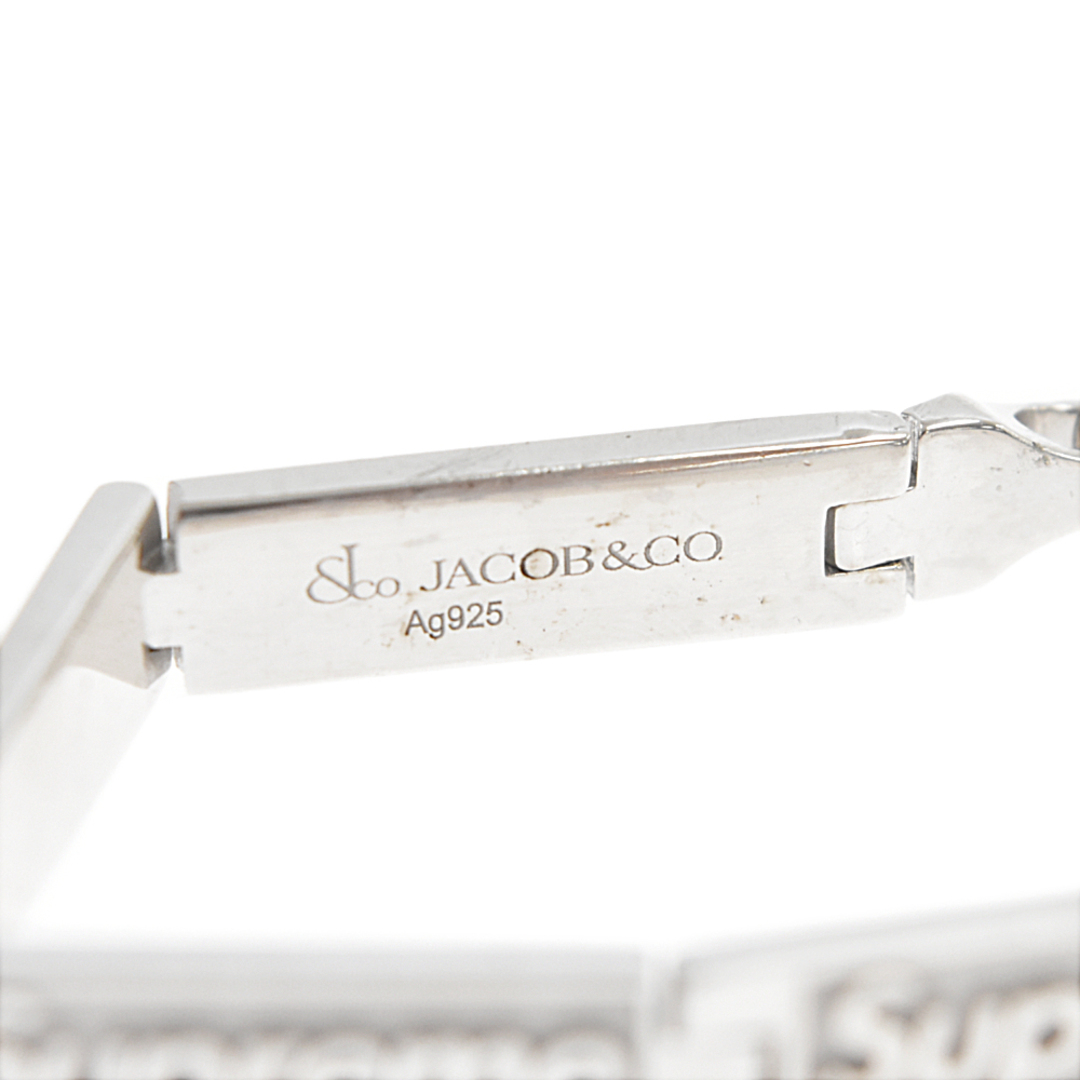 SUPREME シュプリーム ×Jacob&Co Logo Link Bracelet  ジェイコブ ロゴリンクブレスレット シルバー 10LINK 5