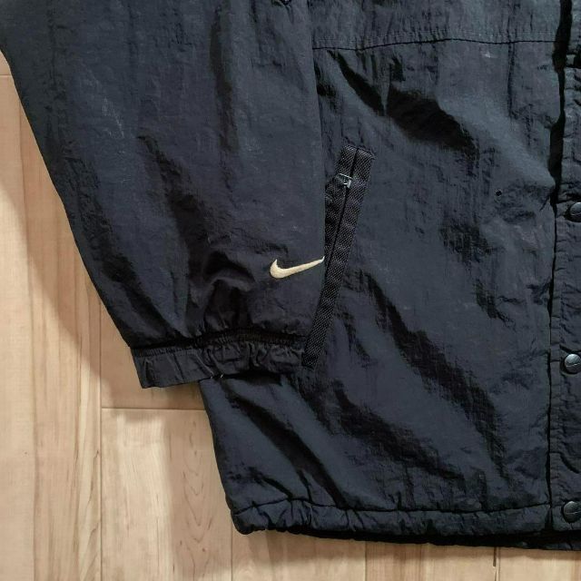 90s Nike ナイキ 中綿ブルゾン ブラック ビッグスウォッシュ ジャケット 3