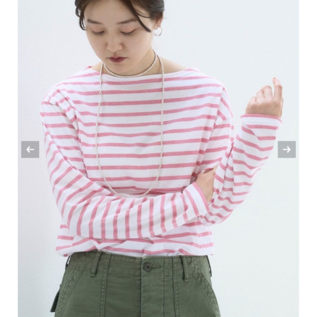 免税 店 IENA SAINT JAMES/別注 MORLAIX / モーレ ボーダー トップス