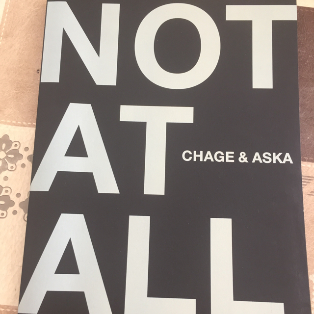 CHAGE&ASKAコンサートパンフ『NOT AT ALL』チャゲアス