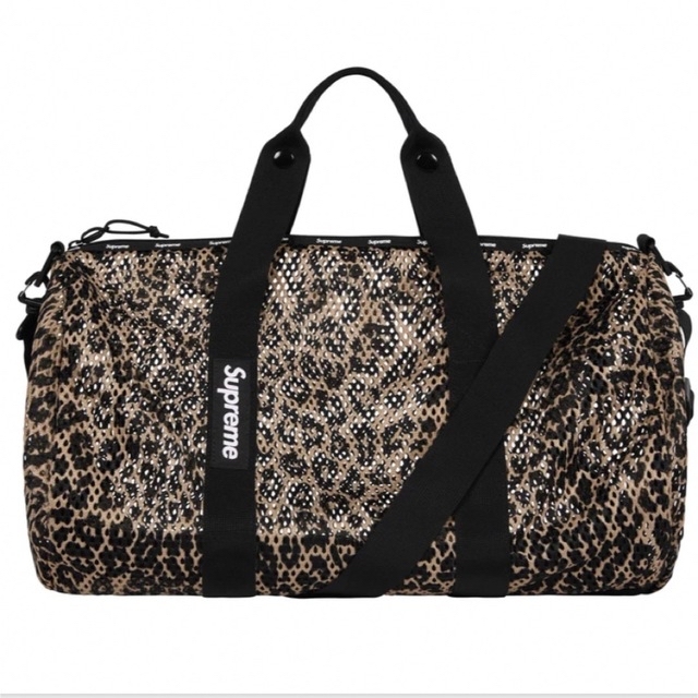 Supreme Mesh Duffle Bag Leopard