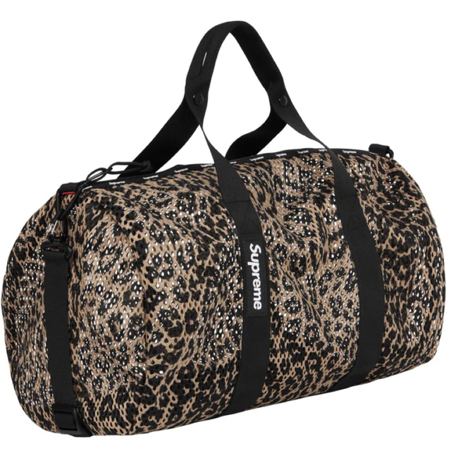 Supreme Mesh Duffle Bag Leopard 1