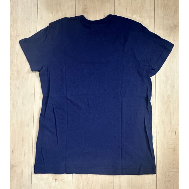 COMME des GARCONS(コムデギャルソン)のコムデギャルソン 花刺繍 Tシャツ (紺) レディースのトップス(Tシャツ(半袖/袖なし))の商品写真