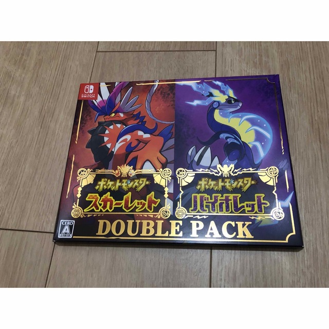 ポケットモンスター　空箱　スカーレット　バイオレット　DOUBLE PACK | フリマアプリ ラクマ