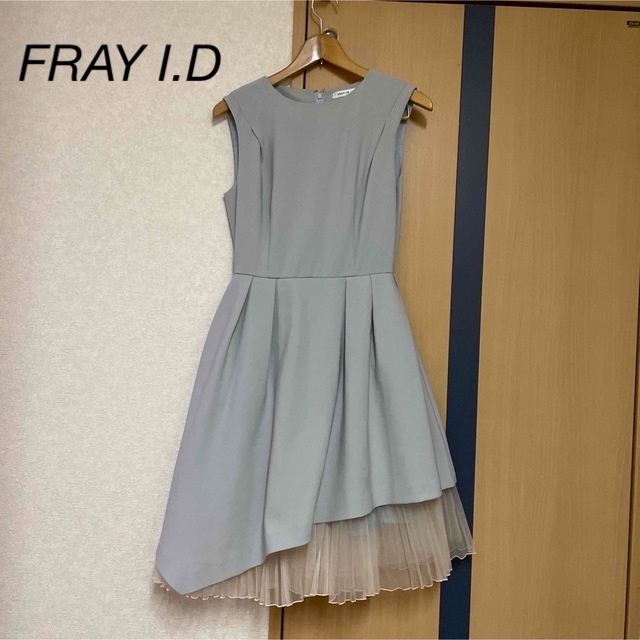 お値下げ　FRAY I.Dフレイアイディー　アシメ プリーツ  ワンピース美品✨