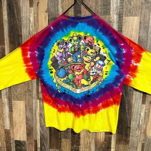 グレイトフル・デッド Tシャツ ロンT 長袖 タイダイ XXL 熊 USA古着