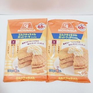 森永 ミルクキャラメル ホットケーキミックス 520g × 2袋(調味料)