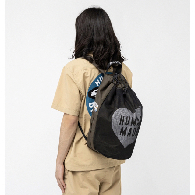 HUMAN MADE(ヒューマンメイド)のHUMAN MADE 2023SS DRAWSTRING BACKPACK  メンズのバッグ(バッグパック/リュック)の商品写真