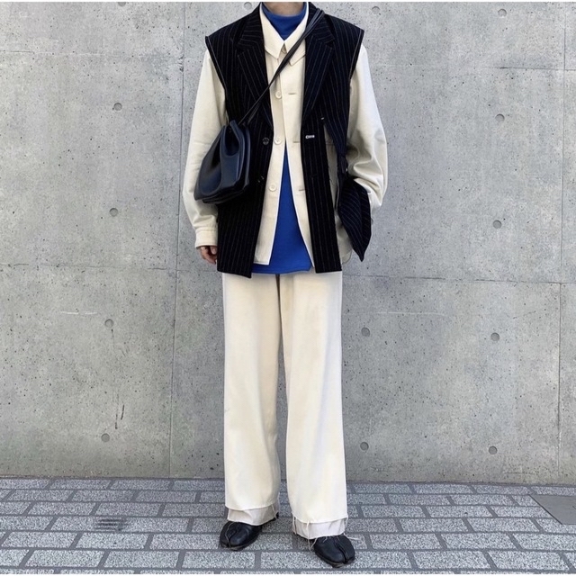 soduk スドーク open slit jacket ノースリーブジャケット