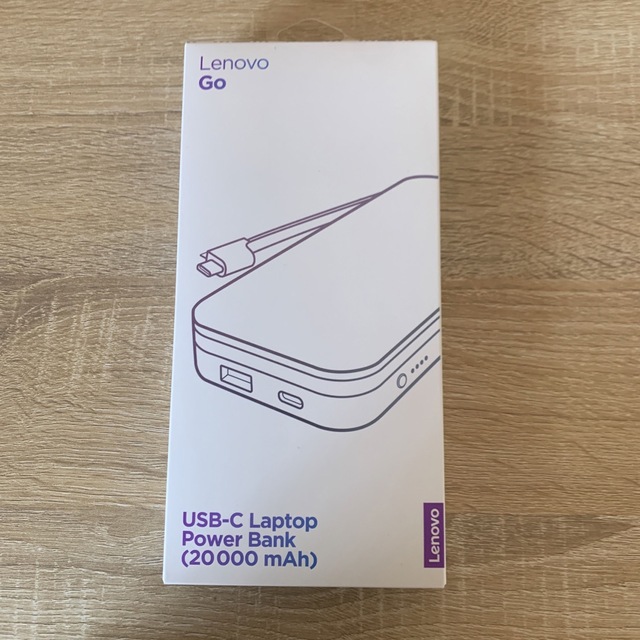 Lenovo(レノボ)の即匿名発送　Lenovo Go USB ノートブックパワーバンク20000mAh スマホ/家電/カメラのスマートフォン/携帯電話(バッテリー/充電器)の商品写真