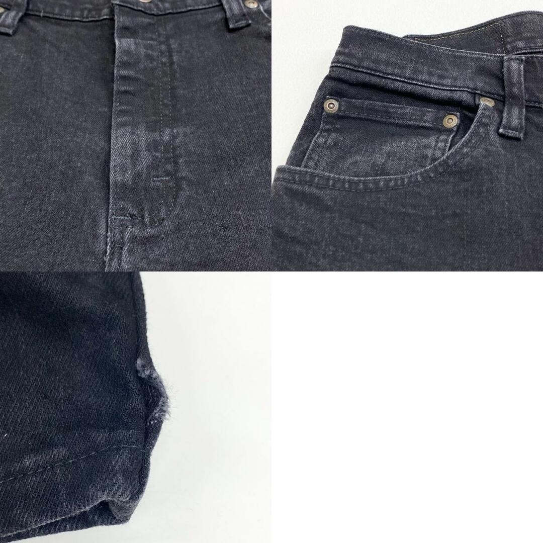 Wrangler(ラングラー)のUS古着 ラングラー プレミアム Wrangler PREMIUM ブラック デニム パンツ ストレート REGULAR FIT 9TRGABK サイズ：W32 L31  【中古】 メンズのスーツ(スラックス/スーツパンツ)の商品写真