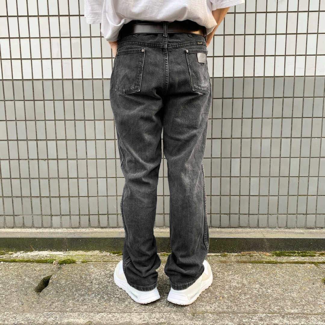 Wrangler - US古着 ラングラー Wrangler ブラック デニム パンツ Wrangler - US古着 ラングラー Wrangler ブラック デニム パンツ