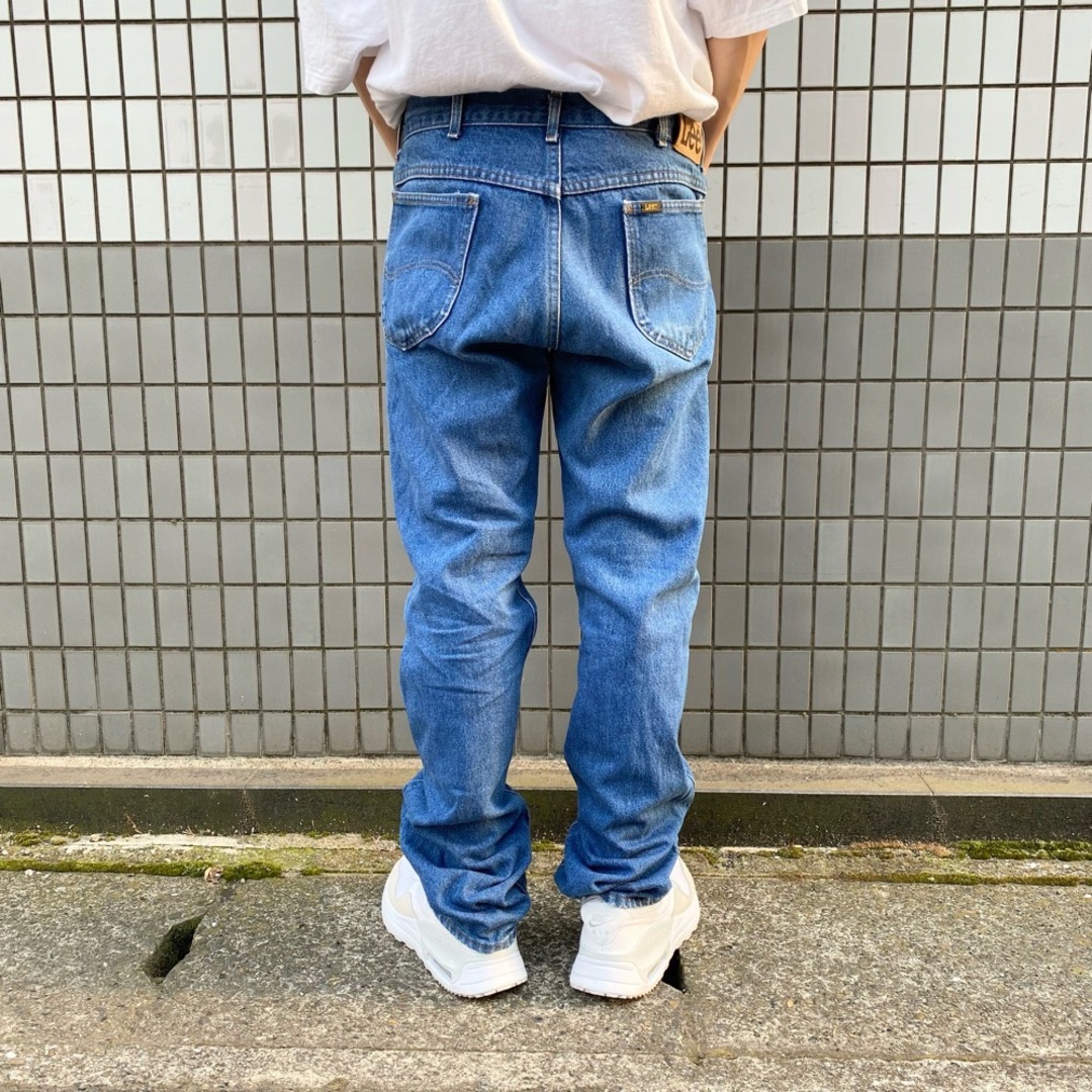 80’s～90's US古着 USA製 リー Lee デニム パンツ ストレート 200-0189 サイズ：W32 L33 インディゴ 【中古】