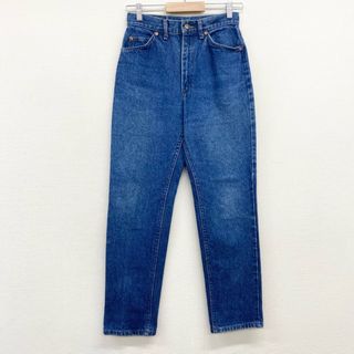 リー(Lee)のレディース US古着 リー Lee デニム パンツ テーパード サイズ：W27 L29 インディゴ  【中古】(その他)