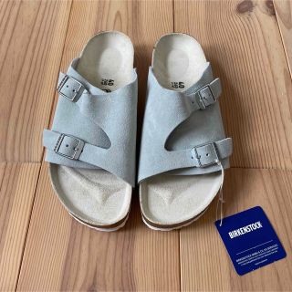 ビルケンシュトック(BIRKENSTOCK)の新品未使用　ビルケンシュトック　チューリッヒ　ホワイトグレー　サイズ40(サンダル)