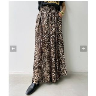 アパルトモンドゥーズィエムクラス(L'Appartement DEUXIEME CLASSE)のL'Appartement ANJUNA LEOPARD MAXI SKIRT(ロングスカート)