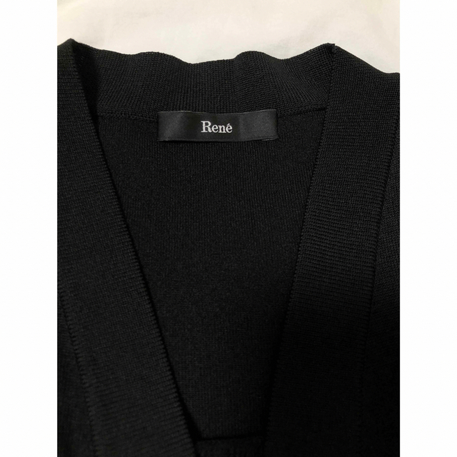 新品☆Rene☆ルネ☆ロングカーディガン☆黒☆パール | www.innoveering.net