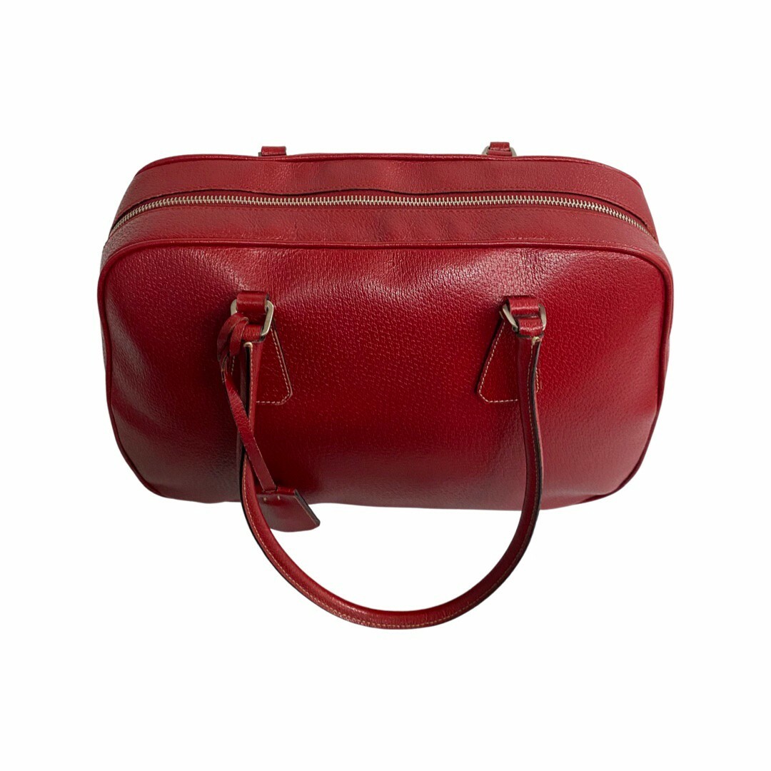 PRADA - 極 美品 カデナ 鍵付 レア PRADA プラダ 三角ロゴ 金具 レザー