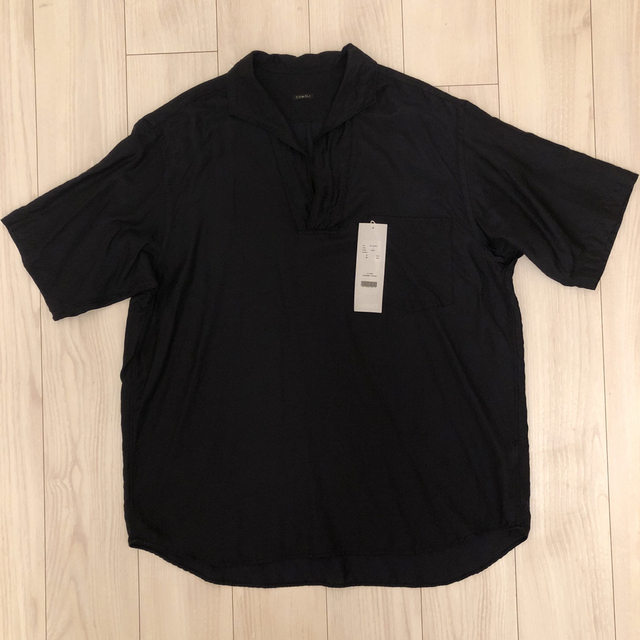 COMOLI - COMOLI 22ss ウールシルク スキッパー 半袖シャツ 3 コモリの