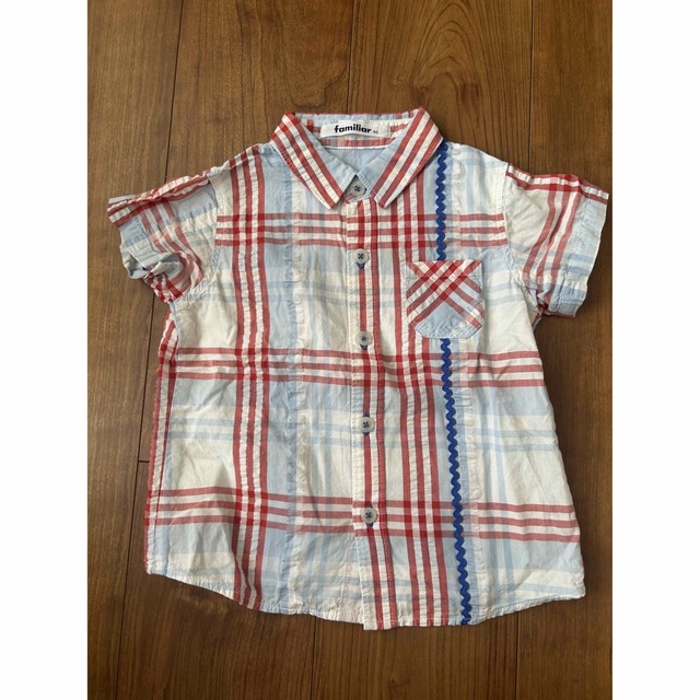 familiar(ファミリア)のfamiliar シャツ90 キッズ/ベビー/マタニティのキッズ服男の子用(90cm~)(ブラウス)の商品写真