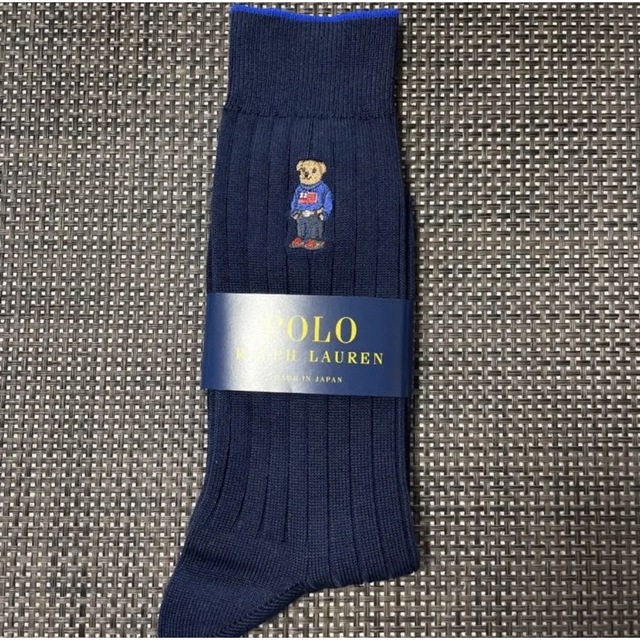 POLO RALPH LAUREN(ポロラルフローレン)の大人気！刺繍ベアー！ポロ・ラルフローレンメンズ靴下 メンズのレッグウェア(ソックス)の商品写真