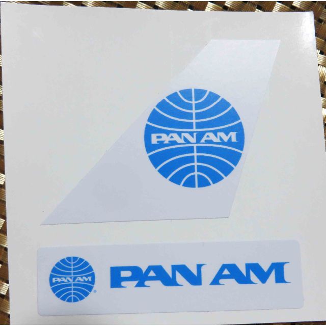 ２枚セット■パンアメリカン航空パンナムPan Americanステッカー海外旅行